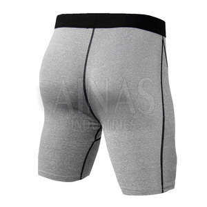 Athletic Solid Casual <b>Compression</b> <b>Shorts</b> for <b>Men</b> Quick Dry Stretch Fabric Gym Workout Fitness Breathable Performance Activewear - Product Image 2