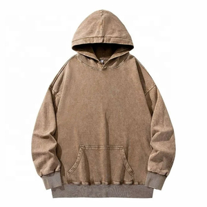 Vente en gros de sweats à capuche surdimensionnés en molleton 100% coton 300G, personnalisables avec logo numérique, pour hommes et femmes, hiver, séchage rapide, respirants - Product Image 3