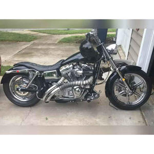 Motocicleta Harley-Davidson Super Glide Dyna Custom Iconic Strength Chrome Power Classic Cruiser Usada, Año 2003, Marca Personalizada, Origen Estadounidense - Product Image 1