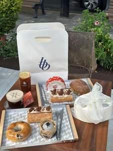 Kit di Imballaggio per Dolci Stile RDY Bebaked, Contenitori Multistrato per Pasti, Sacchetti Argentati, Scatole con Finestra, Tazze da Caffè - Product Image 6