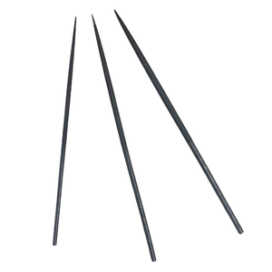 Kit de 5 limes à dégrossir coniques grandes de 205 mm, OEM DIY, coupe lisse, extrémité arrondie, en acier robuste, finition naturelle, poignée ergonomique en caoutchouc KIM NGUYET - Product Image 4