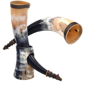 Cuerno Vikingo para Beber Hecho a Mano con Diseño Personalizado, Material Orgánico, Artesanía Natural para Compras al por Mayor, Exportación y Decoración del Hogar - Product Image 1