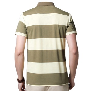 Polo de manga corta con logotipo personalizado para hombre, Polo informal de verano, de gran tamaño, precio barato, venta al por mayor - Product Image 6