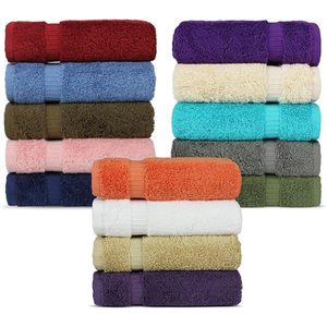 Serviettes de sport premium, douces, ultra-absorbantes, en coton, 450 GSM, poids standard idéal pour l'entraînement physique - Product Image 1