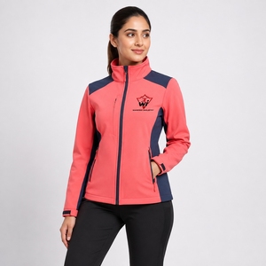 Veste softshell pour femme, protection optimale contre les intempéries, tissu doux et respirant, design extensible confortable pour la randonnée et la course à pied - Product Image 4