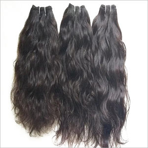 Cabello Indio a Granel para Trenzas, Cualquier Cabello Puede Ser Rizado o Liso, Sin Trama, Cabello Humano Natural Sin Procesar a Granel - Product Image 1