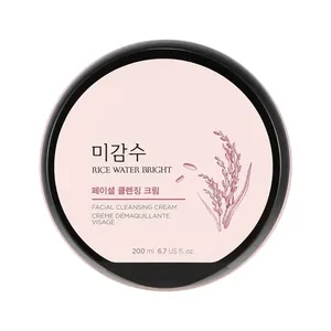 The FACE SHOP Limpiador facial brillante de agua de arroz 200mL Crema de buena calidad para la limpieza diaria - Product Image 1