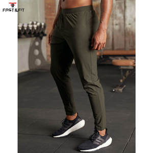 Pantalones Deportivos Casuales de Alta Calidad al por Mayor, Pantalones de Lona con Estampado Flocado, Logotipo Personalizado, 100% Algodón, Pantalones Deportivos para Hombre - Product Image 3