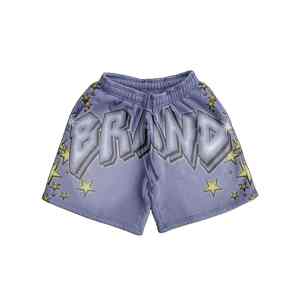 Ensemble 2 pièces homme : short et t-shirt personnalisés avec impression graphique, t-shirt à manches courtes et short délavé à l'acide - Product Image 4