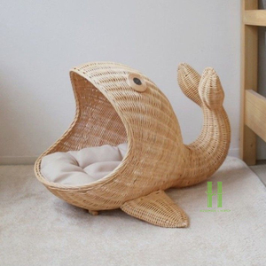 BEST SELLING Eco-friendly Natural Rattan Animal Shape <b>Basket</b> Eco-Friendly Handmade <b>Wicker</b> <b>Storage</b> <b>Basket</b> for Nursery Kids Room - Product Image 3