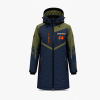 Manteau d'hiver à capuche de qualité supérieure, grande taille, réversible, écologique, parka longue, vêtements d'extérieur décontractés, vêtements chauds, vente en gros