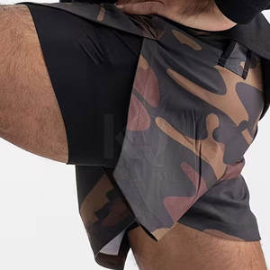 Shorts de sport décontractés pour hommes, séchage rapide, entraînement, course à pied, fitness, avec taille confortable - Product Image 6
