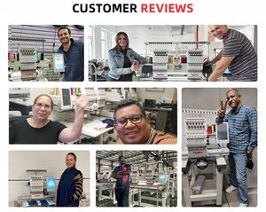 Máquina <span class=keywords><strong>de</strong></span> Bordar Comercial Automática <span class=keywords><strong>de</strong></span> 2 Cabezales Multifuncional <span class=keywords><strong>de</strong></span> 12/15 Agujas para Ropa Musulmana Nigeriana 500*400mm - Product Image 5