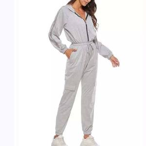 Women Plus Size Solid Tracksuits New Arrivals Stylish 2-Piece Cotton Jogging Set for Fitness & Winter Lightweight fabric - Product Image 6