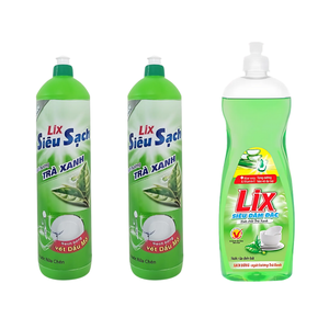 LIX Jabón Líquido para Platos con Té Verde 400g elimina la grasa de forma eficaz, dejando los platos frescos y limpios. - Product Image 3