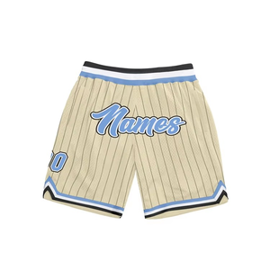 Shorts de basket-ball rayés personnalisés pour hommes, impression par sublimation, élastiques, respirants, séchage rapide, en mesh, shorts masculinos de basket-ball - Product Image 2