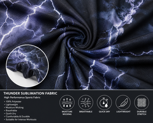 Custom 3D All Over Print Gym Tank Top for Men | Lightning Design Fitness <b>Stringer</b> <b>Vest</b> | Sleeveless Workout Sportswear OEM - Product Image 5