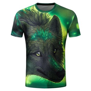 Camiseta de Punto Tie Dye para Hombre, Spandex/Algodón, Ecológica, Transpirable, Manga Corta, Diseño con Logotipo Estampado, Tallas Grandes - Product Image 2