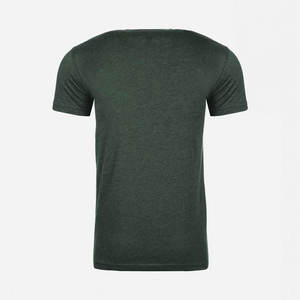 Camiseta de Manga Corta con Cuello Redondo para Hombre Next Level, CVC Jersey, Verde Bosque Jaspeado - Product Image 6