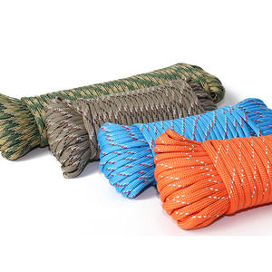 Cordon utilitaire tout usage en corde tressée en polyester, corde <span class=keywords><strong>de</strong></span> parachute, pour la <span class=keywords><strong>fixation</strong></span> <span class=keywords><strong>de</strong></span> tentes et les décorations extérieures - Product Image 2