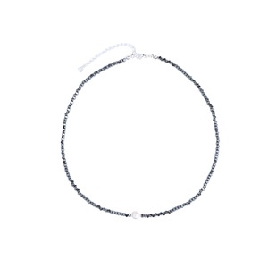 Conjunto de Collar y Pulsera de Lujo para Mujer Xiaohongshu, Plata Negra Rota con Perla Natural de Agua Dulce, Joyería de Alta Costura - Product Image 5