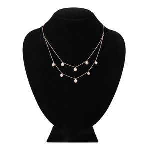Luxury 14K Rose Gold Triple Diamond Cluster Marquise Halo IGI Certified <b>Pendant</b> Necklace Dainty Fine Jewelry Women Anniversary - Product Image 3