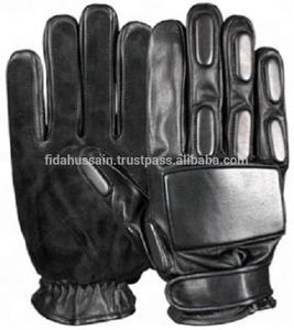 Gants tactiques compacts en cuir synthétique en gros pour hommes Gants de sécurité d'entraînement haute performance guantes de agente especial - Product Image 6