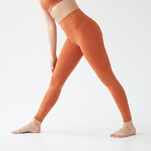 Knitted <b>Bolster</b> Seamless Ribbed Spandex/Nylon Eco-Friendly Quick Dry Breathable Plus Size High Waist Fitness Leggings Workout - Product Image 3