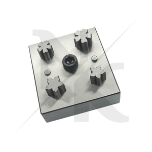 Cutter à disque en acier inoxydable de qualité supérieure, forme fleur à 4 pétales, 4 poinçons, haute performance, tailles personnalisées, outil métallique pour la fabrication de bijoux - Product Image 4