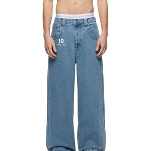 Pantalones Vaqueros de Mezclilla para Hombre, Pantalones Casuales de Moda, Cómodos, de Algodón, Construcción Duradera, Corte Clásico, Diseño de Cinco Bolsillos con Estilo - Product Image 1