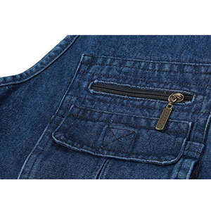 Chaleco Vaquero de Moda para Hombre y Mujer, Chaqueta sin Mangas, Estilo Moderno y a la Moda, Estilo Vintage, Corte Ajustado, Ropa Casual Urbana, Look Clásico - Product Image 3