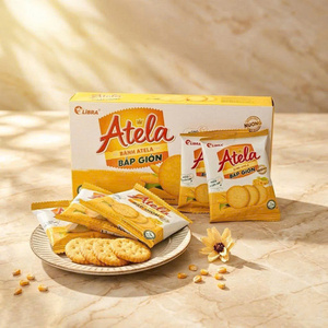 Premium Libra <b>Corn</b> Crisp Crackers 150g Crunchy Healthy <b>Snack</b> Vietnam ODM Manufacturer - Product Image 1