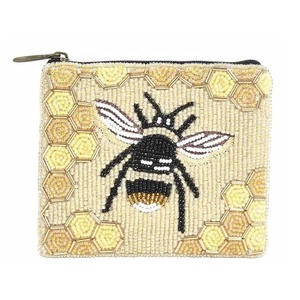 Porte-monnaie miniature fait main de haute qualité avec fermeture éclair, écologique, durable, petite pochette de rangement pour pièces de monnaie, cartes et espèces - Product Image 2