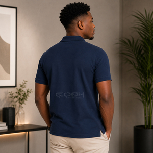Polo Personalizado para Hombre con Bolsillo, 100% Algodón Piqué, Manga Corta, Casual, para Golf, Transpirable, Uniforme de Trabajo - Product Image 5