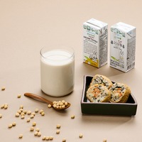 [InnoFood Corée] Lait de soja halal biologique végétalien sans lactose stérile, boisson protéinée végétale BariDream Lait de soja pur biologique