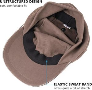 Gorra térmica de invierno personalizada con logo para mujer, cortavientos, con orejeras, gorra deportiva de béisbol con abertura para cola de caballo, gorro cálido para ciclismo. - Product Image 2