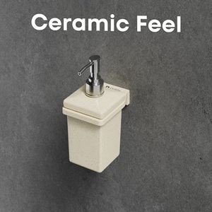 Distributeur de savon carré noir mat mural rechargeable pour shampoing et après-shampoing, avec pompe, pour rangement de douche - Product Image 3