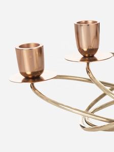 Customization luxury Metal 4 candle holder <b>candelabra</b> home decoration for wedding parties and all other places - Product Image 5
