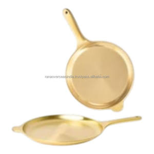 Poêle à omelette en fer avec manche en bois, revêtement antirouille, multi-usages, écologique, compatible gaz et induction, outil de cuisson - Product Image 2