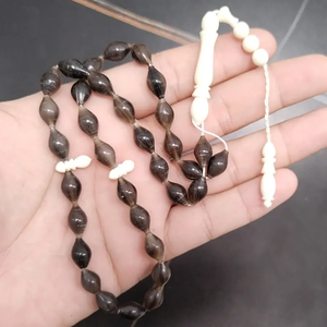 Misbaha Tasbih Islámica Ecológica, Grabado Personalizado con Nombre, Tallado a Mano en Hueso de Camello, Técnica de Pulido, Estilo Antiguo - Product Image 5