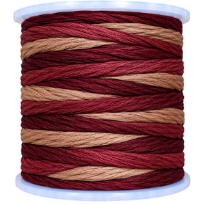 Cordon tissé 100% soie de mûrier, finition soyeuse, écologique, rond, diamètre 5 mm, longueur 20 mètres, pour la fabrication de bijoux - Product Image 1