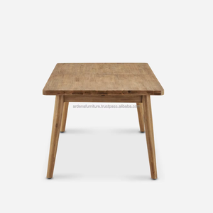 Durable Wooden Dining Table and Dining Room Furniture Set Contemporary Modern Design for Home Apartment Farmhouse Villa Hotel - Product Image 1