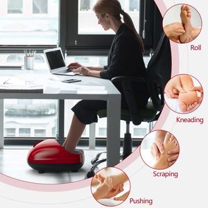 Massaggiatore Plantare Shiatsu con Calore, Impastamento, Rullo, Raschiatura e Compressione d'Aria - Esperienza di Comfort Premium - Product Image 2