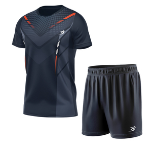 T-shirt de badminton personnalisé à col en V, manches courtes, 100 % polyester respirant, entièrement sublimé, pour équipe, à prix abordable - Product Image 2
