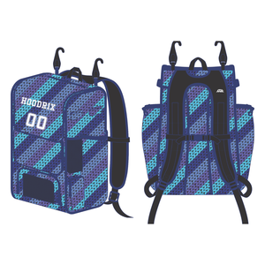 Sac de baseball personnalisé, sac à dos de baseball, sac de sport imperméable avec porte-batte, poche pour casque et rangement pour chaussures pour les équipes - Product Image 4