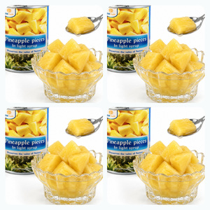 Fabricant vietnamien fournit des morceaux d'ananas en conserve savoureux certifiés ISO au meilleur prix, emballés dans une boîte A10 - Product Image 6