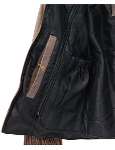 Vintage Cowboy Brown Suede Leather Jacket <b>Mens</b> <b>Long</b> Fringe Western Rodeo <b>Coat</b> Studded Ranch Wear Custom <b>Long</b> Tassel Jacket - Product Image 3
