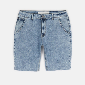 Shorts en jean amples mi-cuisses pour hommes, style streetwear, décontractés, personnalisables, vente en gros - Product Image 6