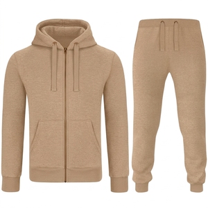 Conjunto Deportivo de Invierno para Hombre, Chaqueta y Pantalones Deportivos con Capucha, Personalizados, para Entrenamiento, Running, Gimnasio, Ejercicio, Fitness, Casual - Product Image 1
