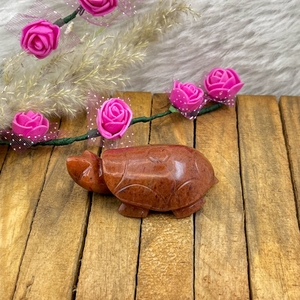 Natural Red Aventurine Tortoise Carving Aventurine Turtle Healing Crystal For Reiki Feng Shui Decor Wholesale - Product Image 6